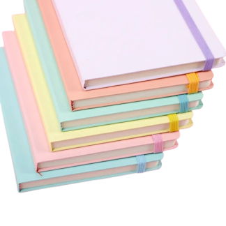 Custom A5 Macaron Notebook