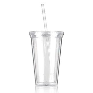 16oz Acrylic Malibu Double Walled Tumbler
